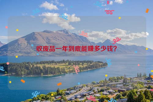 收廢品一年到底能賺多少錢？